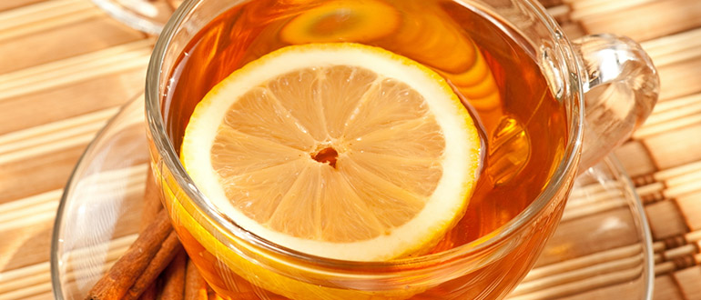 Чай с лимоном польза
